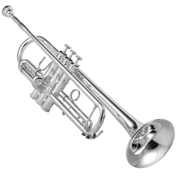 1604S-R XO Pro Bb Trumpet, Silver-Plated Yellow Brass, .462" Bore, Reverse Rose Brass Leadpipe, 2 Tuning Slides, Monel Piatons, 2 Piece Valve Casing, Case